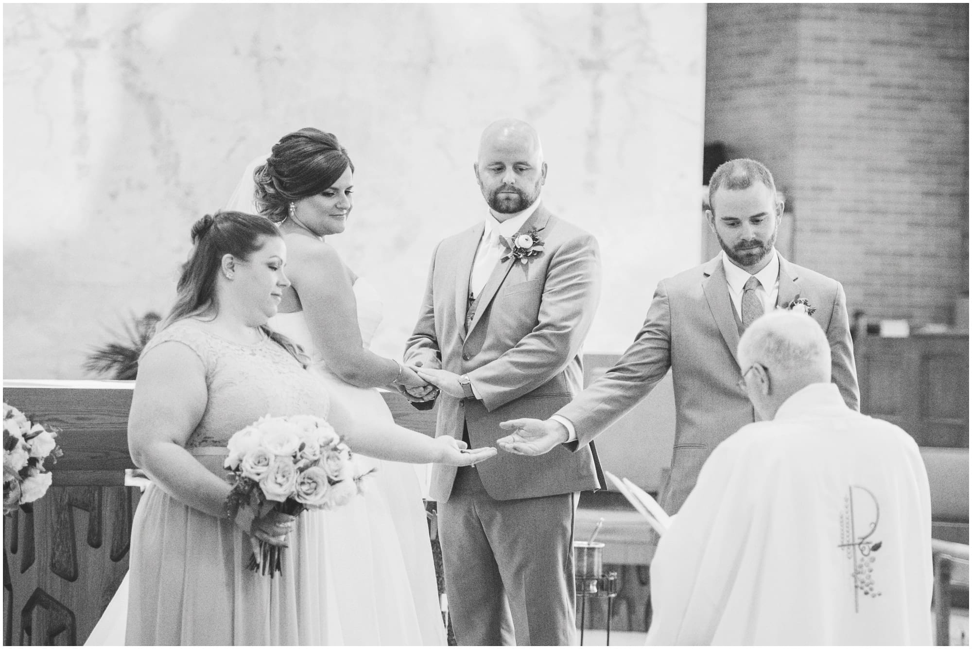 ring exchange during wedding ceremony