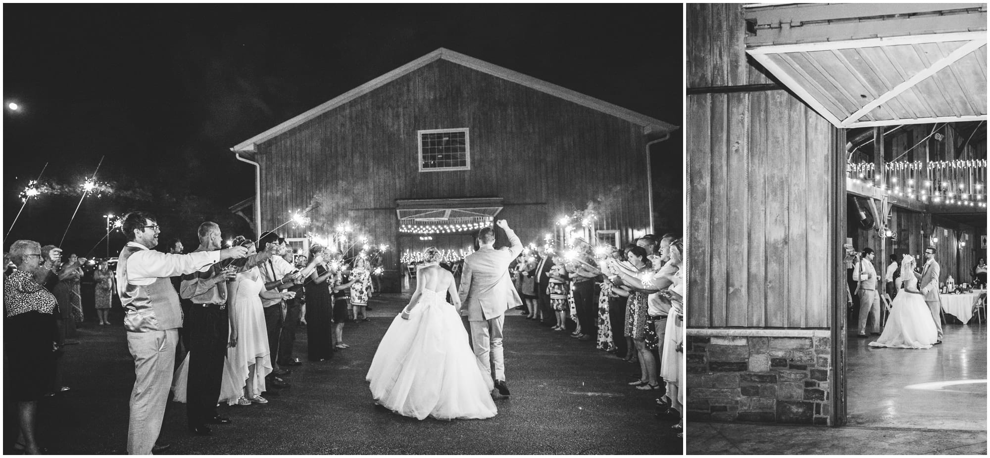 County Line Orchard Wedding Photographer sparkler exit and creative detail images